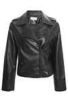 Vegan Leather Biker Jacket